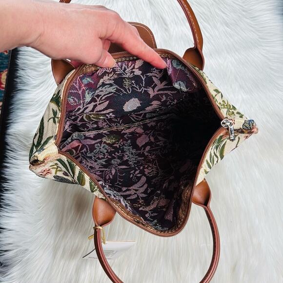 Signare Morning Garden Fold Away Bag - Picture 5 of 6